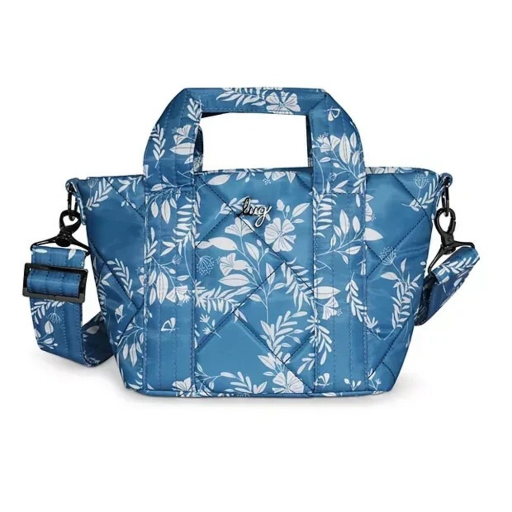 Lug Dory Mini Crossbody Handbag RFID Purse Floral Quilted‎ Adjustable Strap NEW